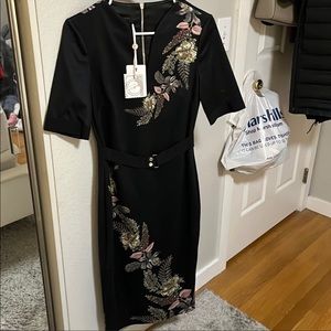 Ted baker midi dress size 2